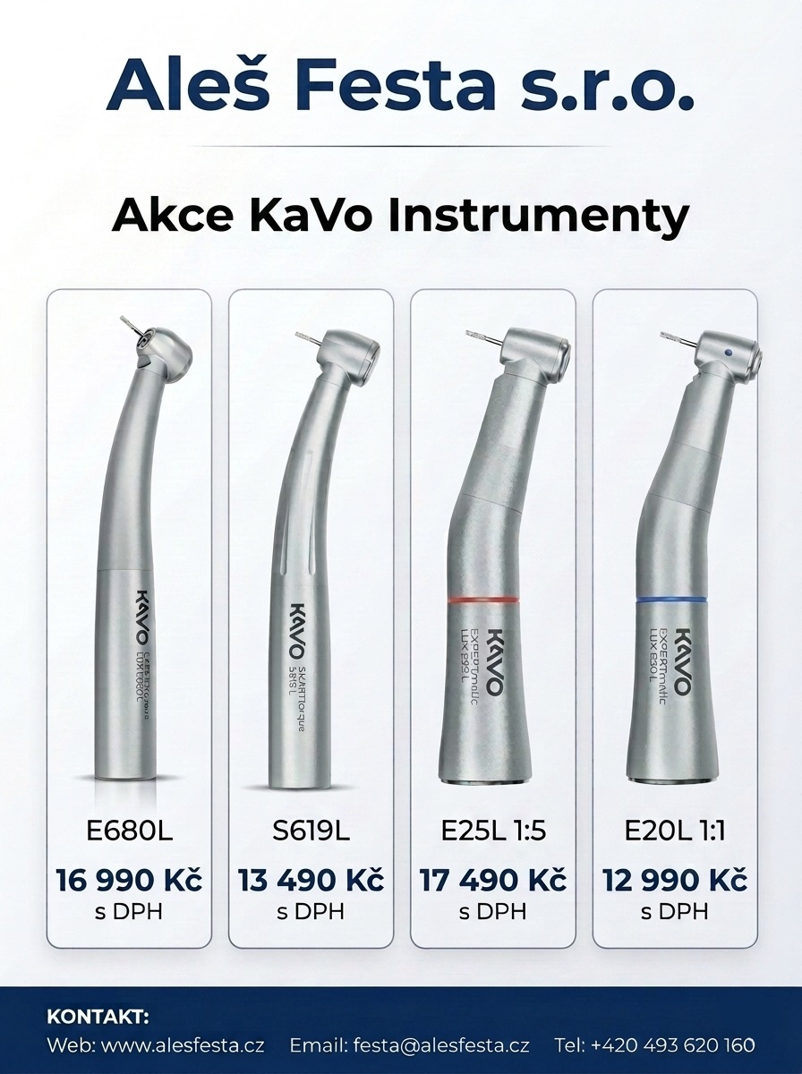 Akční nabídka na KaVo instrumenty